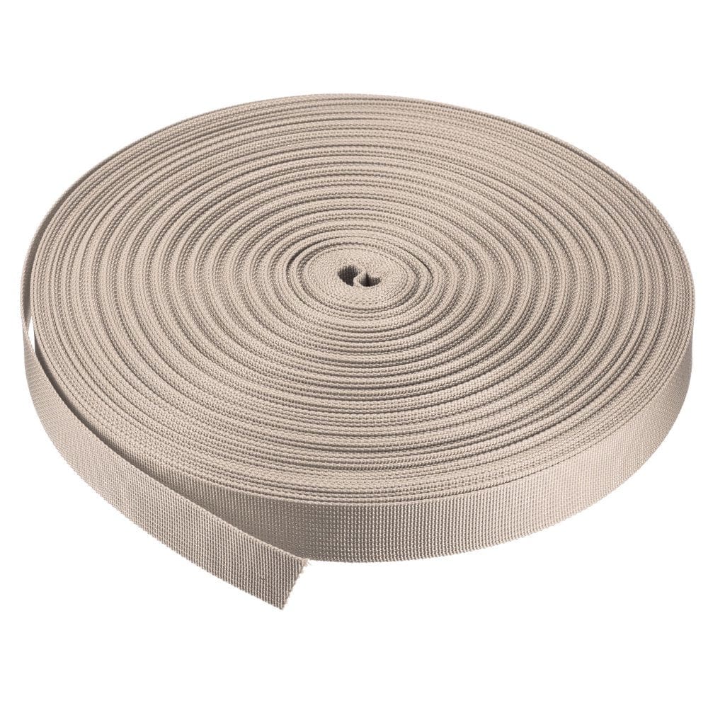 Flat Nylon Webbing Strap 1 Inch 50 Yards Bluish Green for Backpack, Luggage-Rack