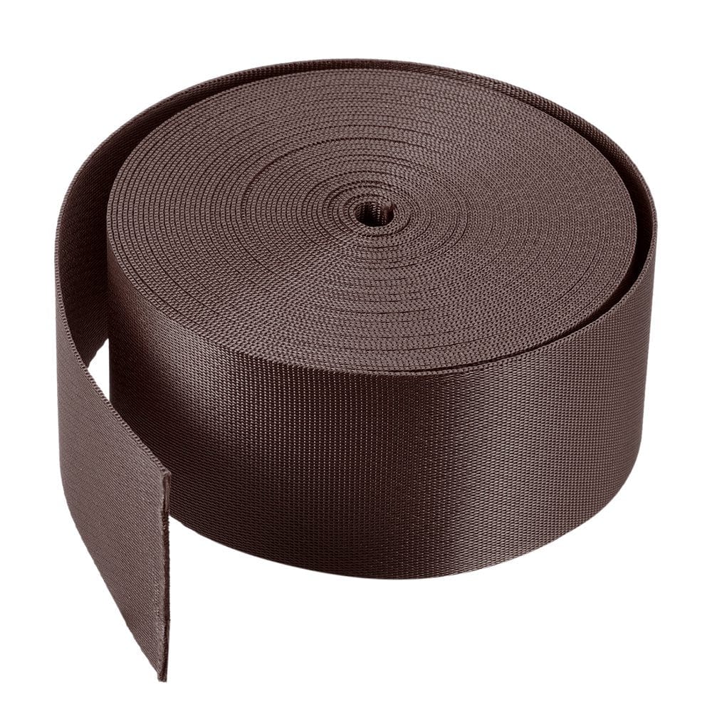 Flat Nylon Webbing Strap 2 Inch 10 Yards Bright Orange for Backpack