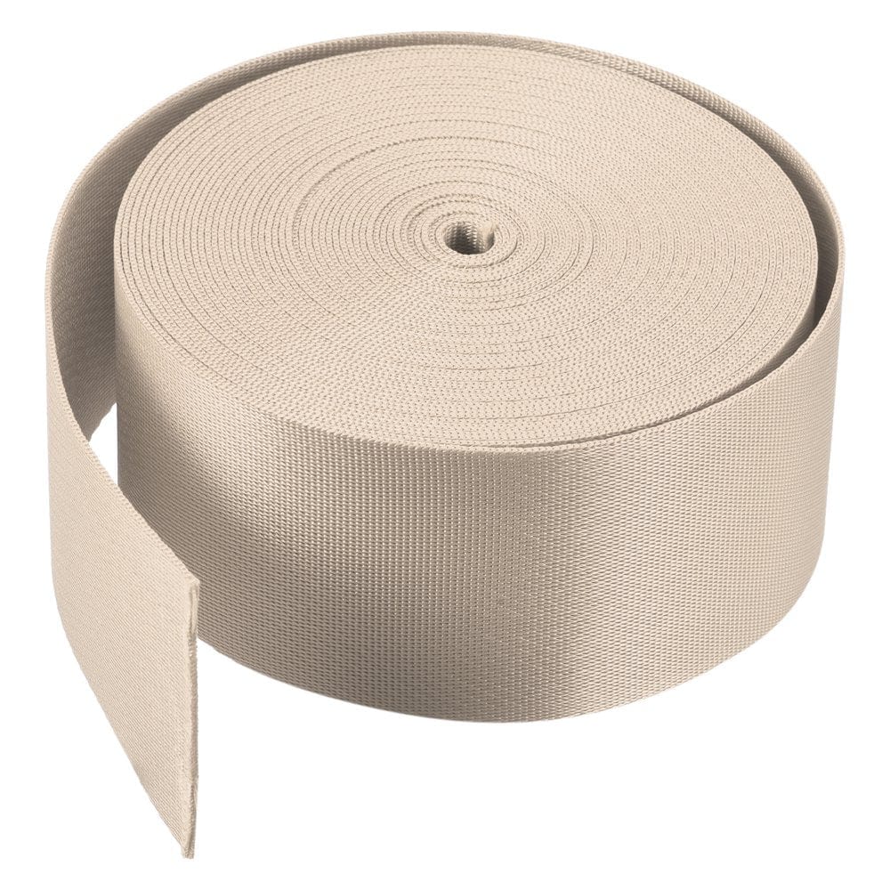 Flat Nylon Webbing Strap 2 Inch 10 Yards Bright Orange for Backpack