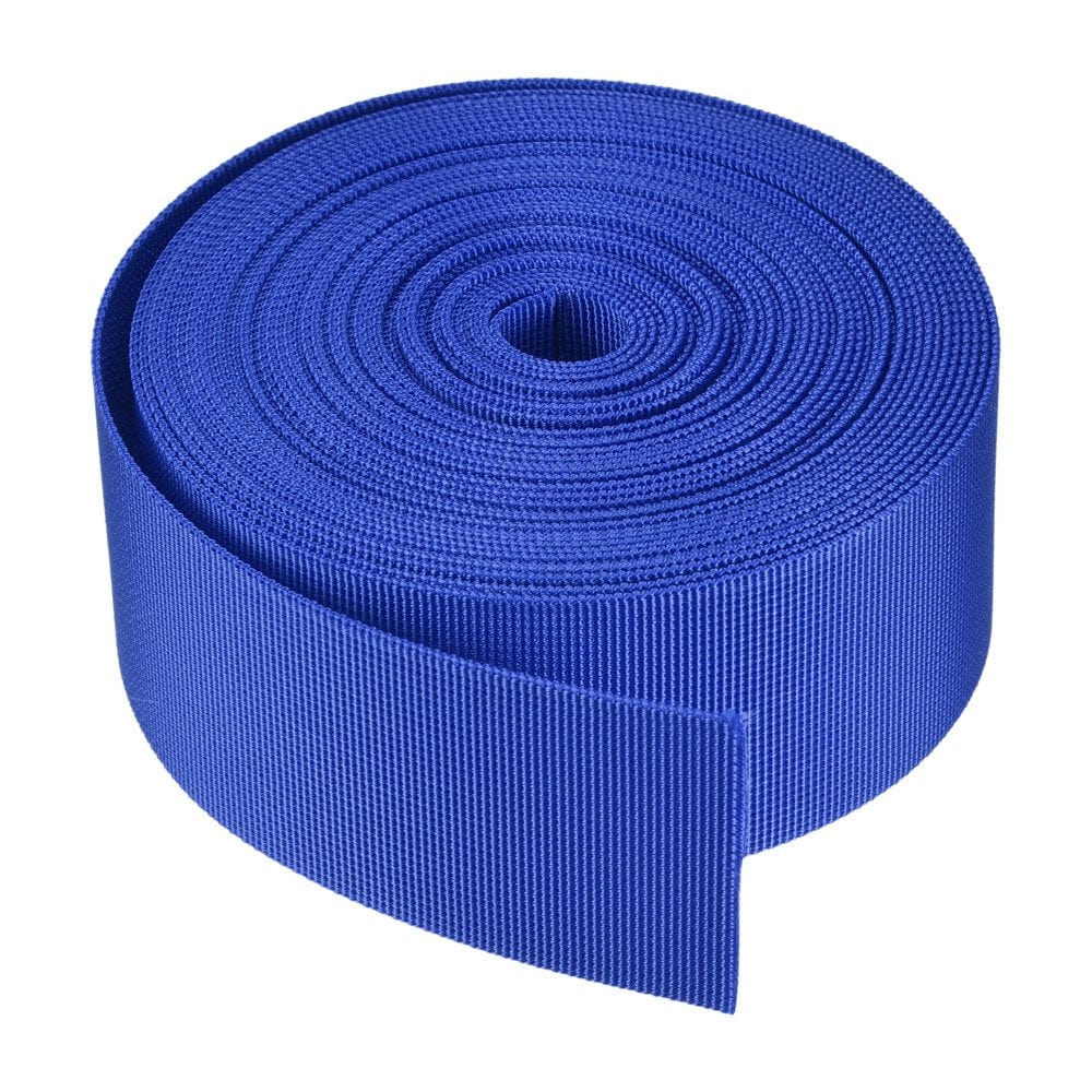 Flat Nylon Webbing Strap 2 Inch 10 Yards Bright Red for Backpack, Luggage-Rack