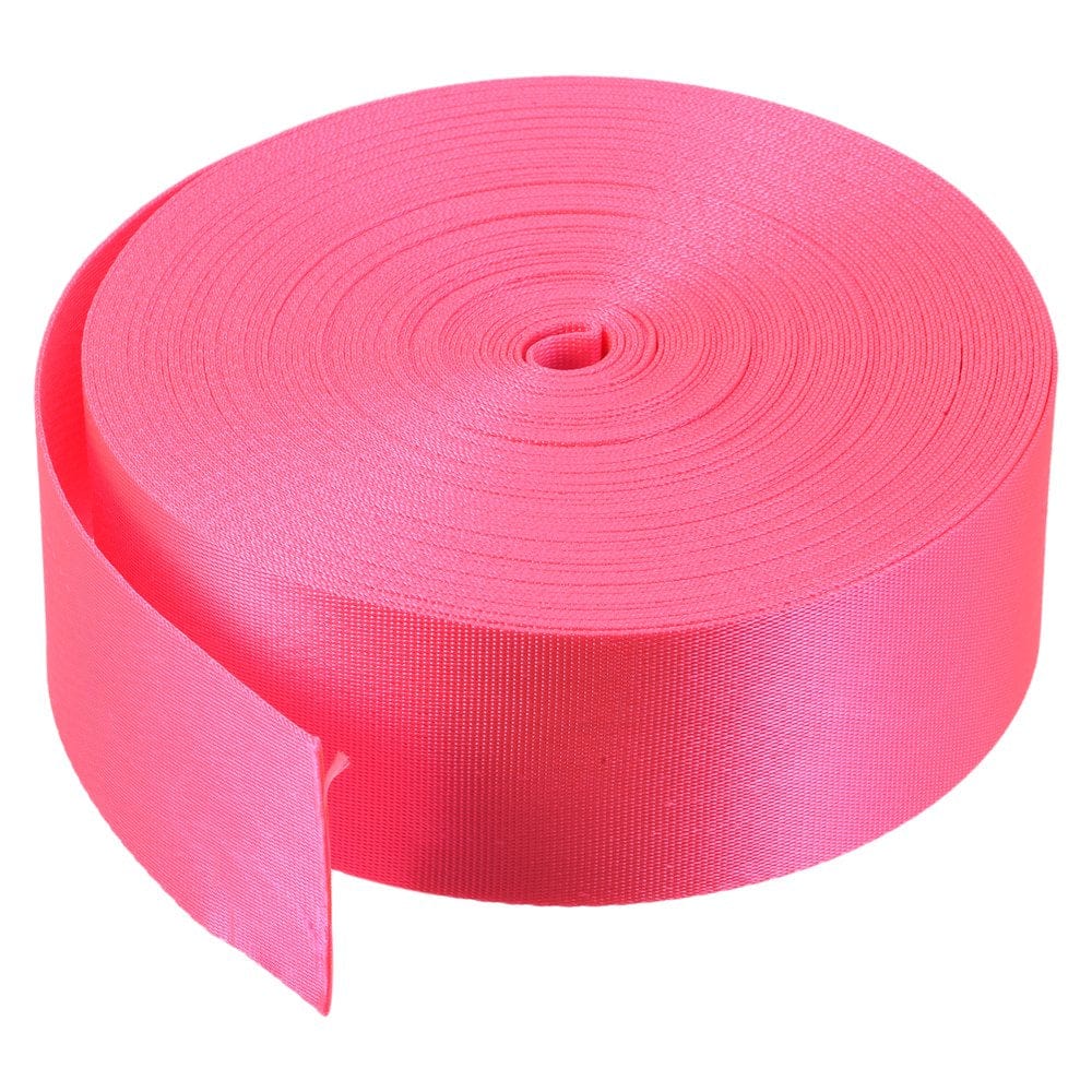 Flat Nylon Webbing Strap 2 Inch 20 Yards Blue for Backpack, Luggage-Rack