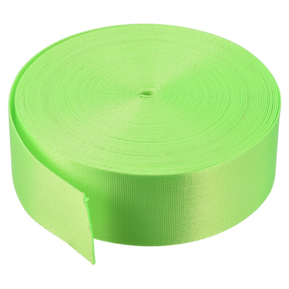 Flat Nylon Webbing Strap 2 Inch 20 Yards Blue for Backpack, Luggage-Rack