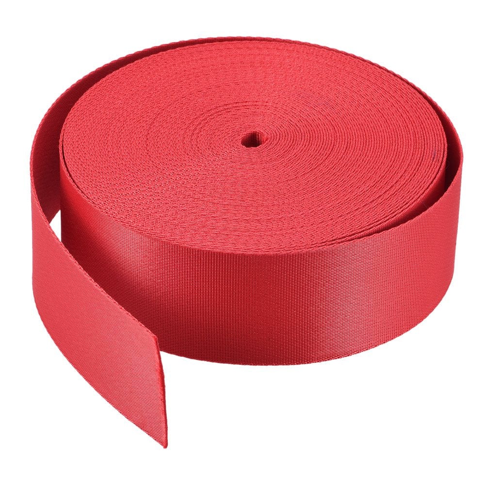 Flat Nylon Webbing Strap 2 Inch 20 Yards Blue for Backpack, Luggage-Rack