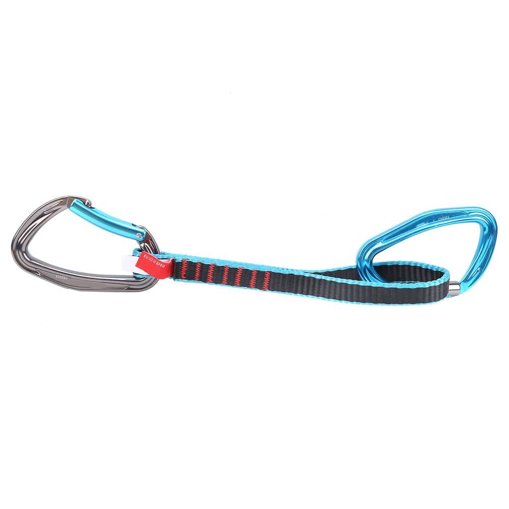 Fugacal Camnal 38CM Extenders Straight Bent Carabiner Rock Climbing Quickdraw Sling,Mountaineer Outdoor Protect Kits,Extender