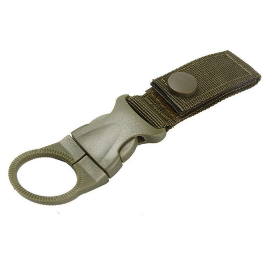 Goodhd 2Pc Water Bottle Holder Clip Nylon Webbing Buckle Hook Climbing Waist Belt MOLLE