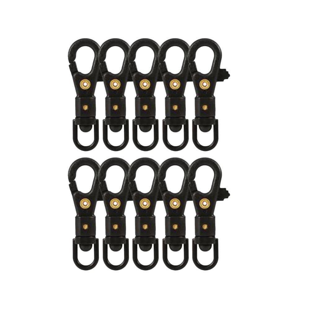 Goodhd 5/10Pc Outdoor 360° Rotation Mini Carabiner Clip Buckle Quickdraw Key Chain Snap