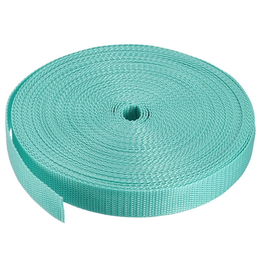 Heavyweight Polypropylene Webbing Strap 1" 25 Yards Dark Brown Strapping Band for Outdoor