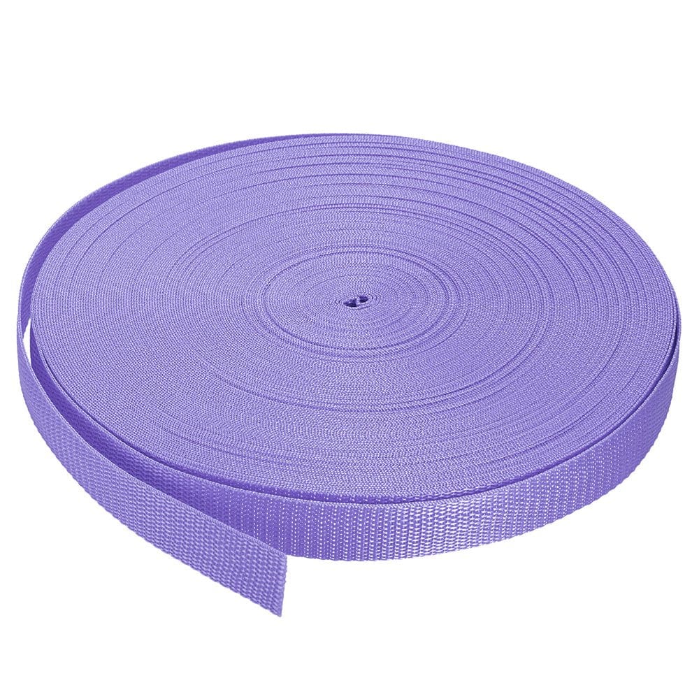 Heavyweight Polypropylene Webbing Strap 1" 50 Yards Beige Strapping Band for Outdoor