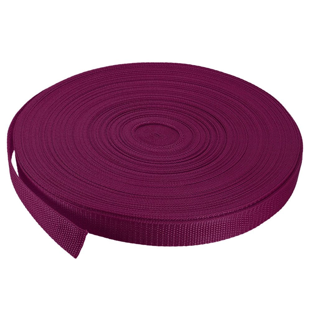 Heavyweight Polypropylene Webbing Strap 1" 50 Yards Beige Strapping Band for Outdoor