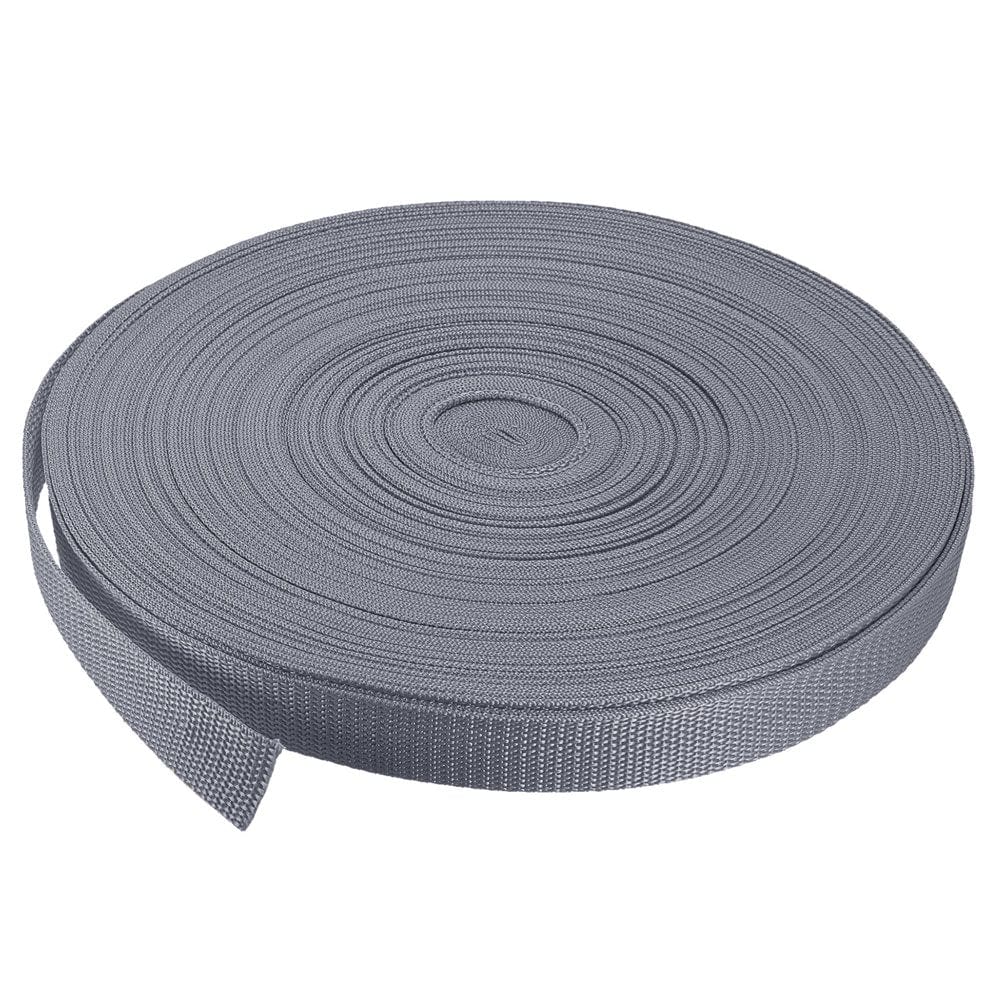 Heavyweight Polypropylene Webbing Strap 1" 50 Yards Dark Green Strapping Band for Outdoor