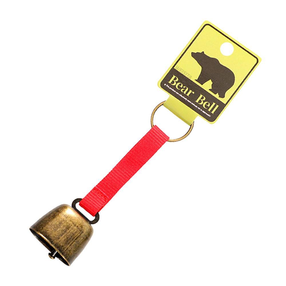 Julam Frontiersman Bear Bell Outdoor Warning Iron Bell with Nylon Lanyard Helps to Prevent Startling Wild Animals While Hiking Survival Hiking Biking Fishing Climbing 120X35Mm Typical