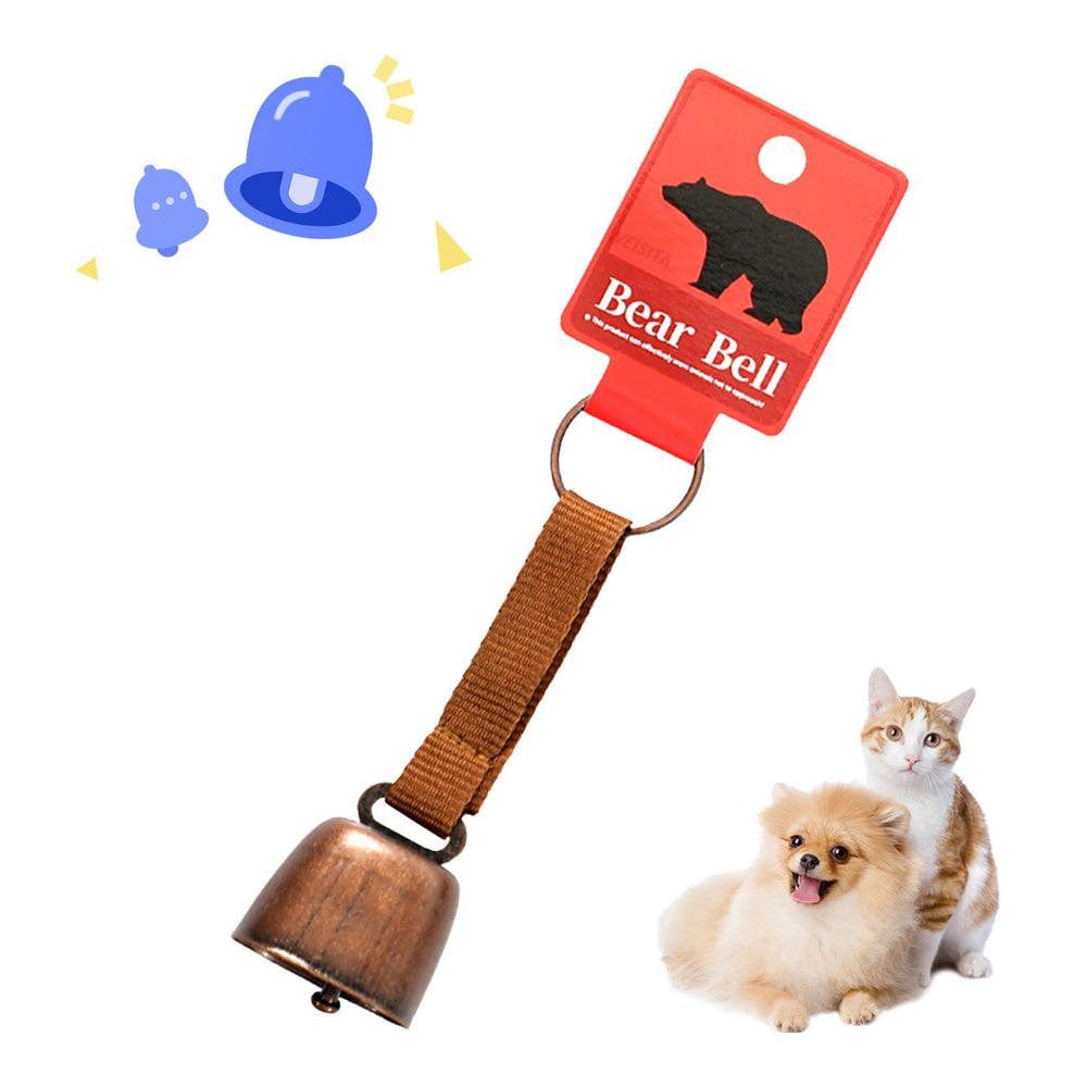 Julam Frontiersman Bear Bell Outdoor Warning Iron Bell with Nylon Lanyard Helps to Prevent Startling Wild Animals While Hiking Survival Hiking Biking Fishing Climbing 120X35Mm Typical