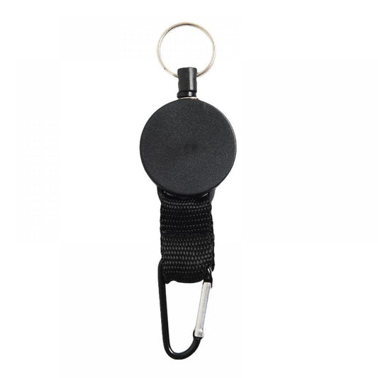 Keychain High Elasticity Retractable Rope Antilost Pull Reel Strap Climbing Key Chain Quickdraw Key Ring