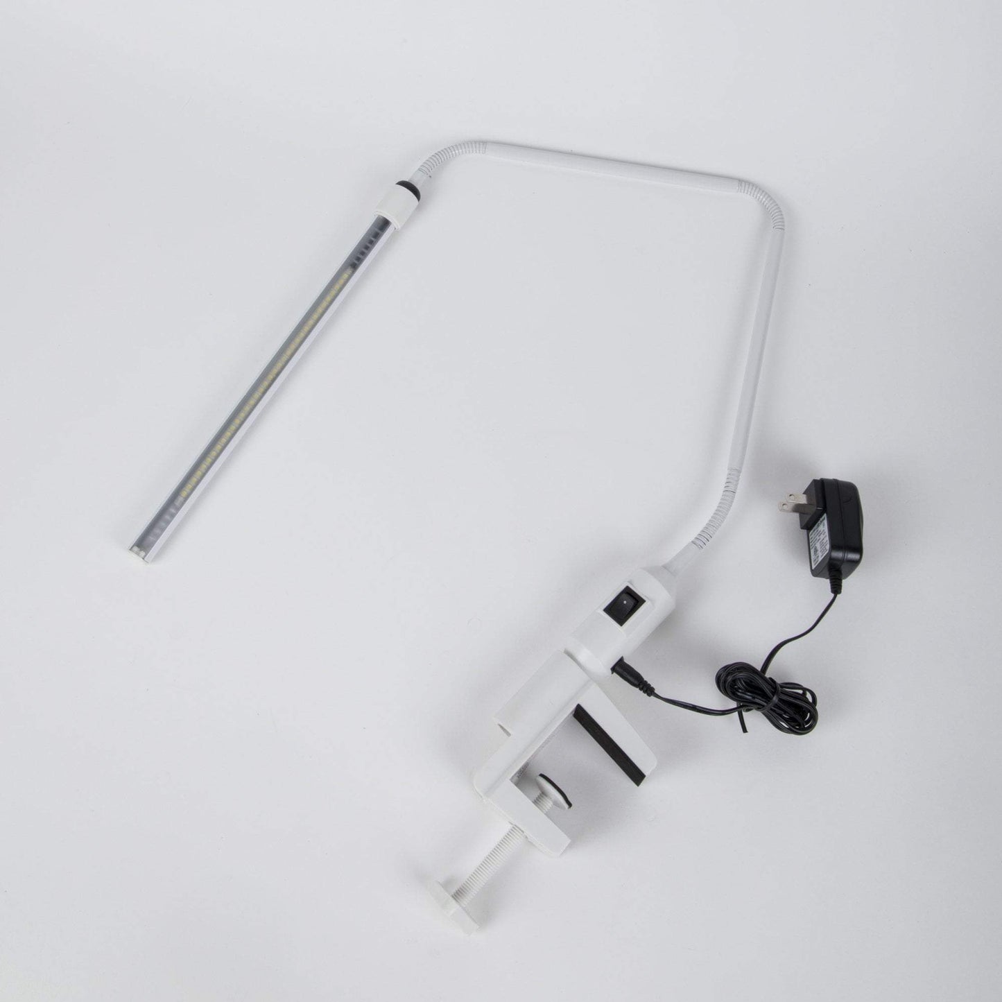 LED Lamps & Nail Dryers White Slim LED Adjustable Table Lamp, Silver, Black, or White