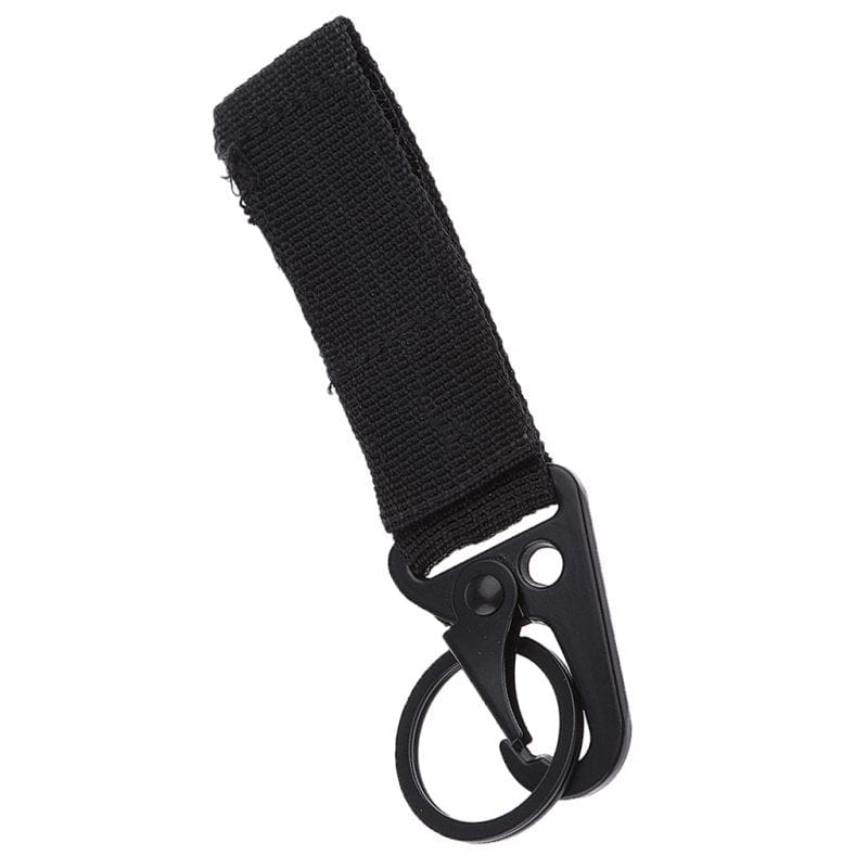 Molle Hanging Belt Carabiner Key Hook Webbing Buckle for Camping Hiking Backpacking Climbing