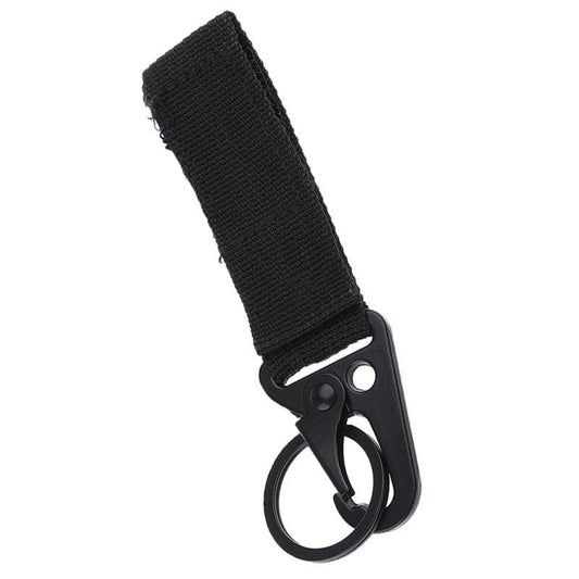 Molle Hanging Belt Carabiner Key Hook Webbing Buckle for Camping Hiking Backpacking Climbing