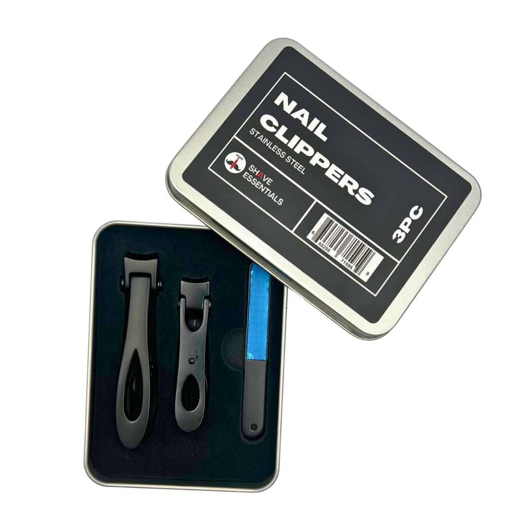 Nail Clipper Set Nail Clippers Shave Essentials BLACK