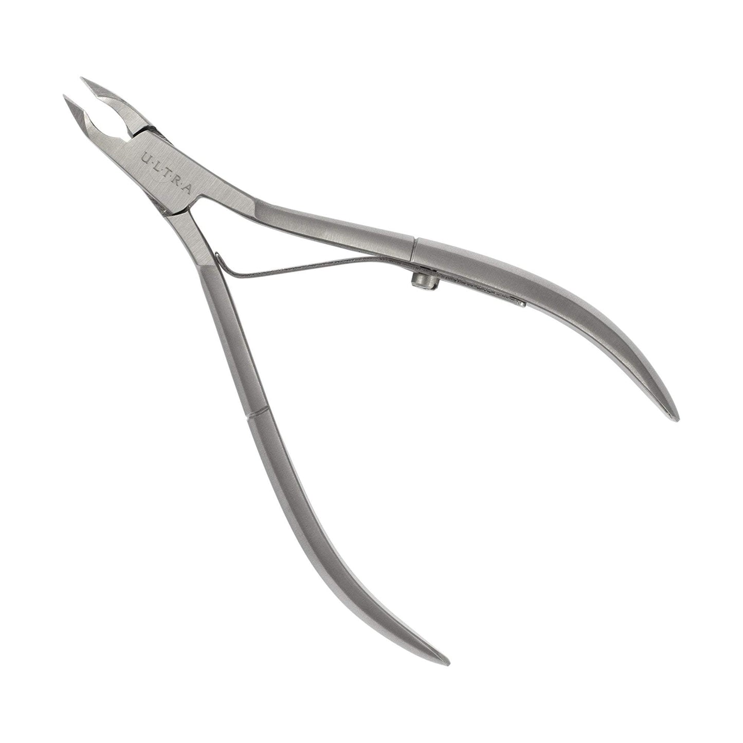 Ultra Premium Cuticle Nipper, Stainless Steel, 1/2 Jaw, Single Spring