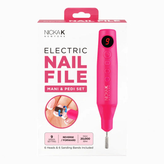 Nicka K New York Electric Nail File Mani & Pedi Set