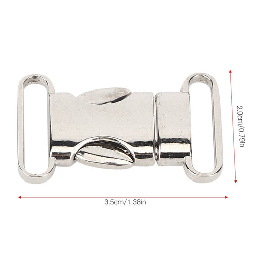 OTVIAP 3PCS High Quality Climbing Safe Carabiner Bag Hook Small Metal Webbing Buckle Parachute Cord Bracelet Pet Accessory,Metal Webbing Buckle,Metal Safe Buckle