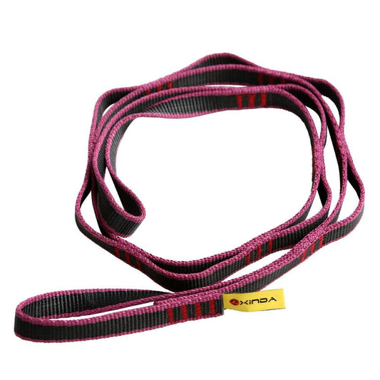 Outdoor Rock Climbing Abseil Yoga Sewn Loop Webbing Equip