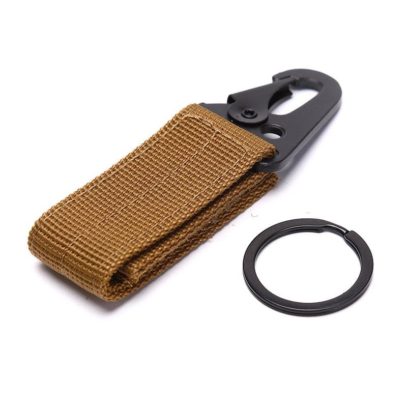 Party Yeah Nylon Carabiner Hook Webbing Buckle Tactical Belt Hanging Key Ring Climbing Tool