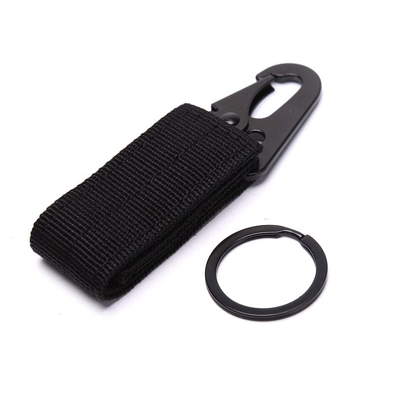 Party Yeah Nylon Carabiner Hook Webbing Buckle Tactical Belt Hanging Key Ring Climbing Tool