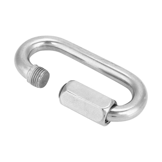 Quickdraw Carabiner, Climbing Carabiner Stainless Steel for Mountaineering for River Descent