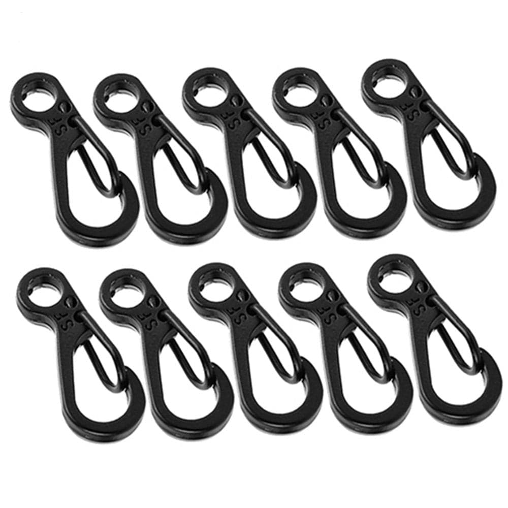 SANWOOD Carabiner,10X Mini SF Carabiner Climbing Backpack Spring Clasps Keychain Bottle Hooks