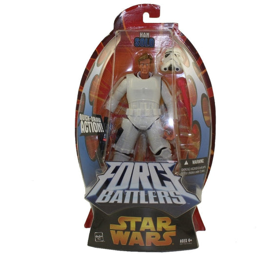 Star Wars - Force Battlers Action Figure - HAN SOLO (Quick-Draw Action)(6.5 Inch)