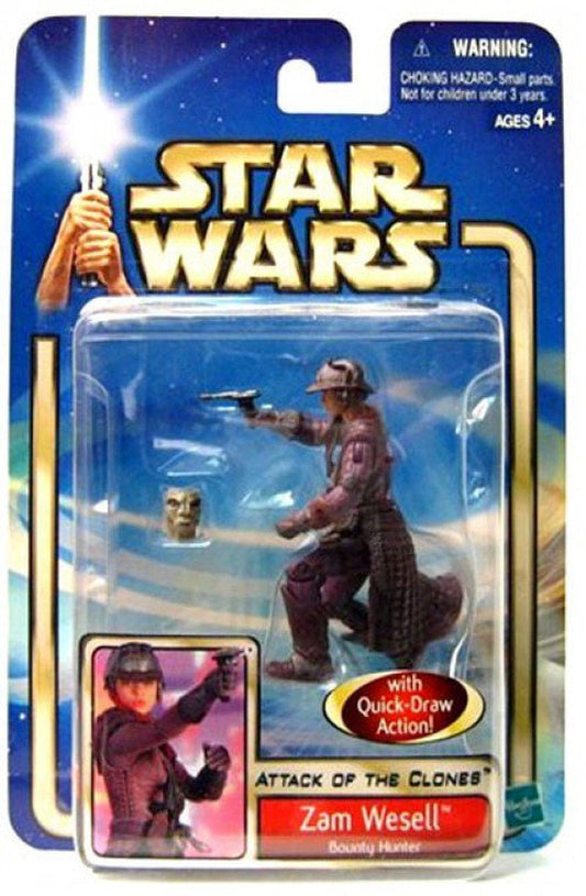 Star Wars Saga 2002 Zam Wesell Action Figure [Bounty Hunter]