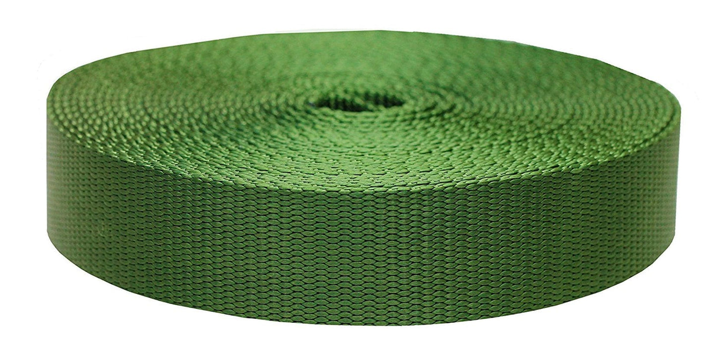 Strapworks 1.5 Inch X 50 Yard Flat Nylon Webbing Strap, Pacific Blue