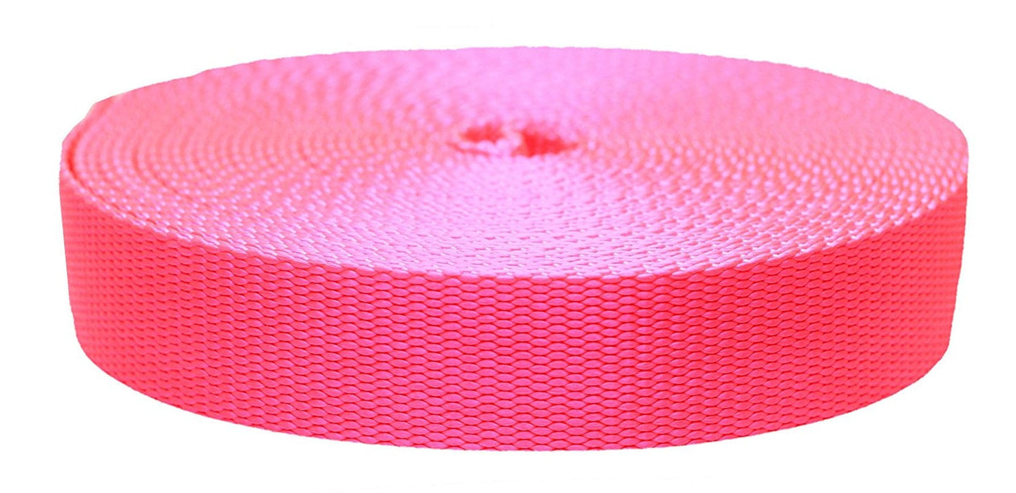 Strapworks 1.5 Inch X 50 Yard Flat Nylon Webbing Strap, Pacific Blue