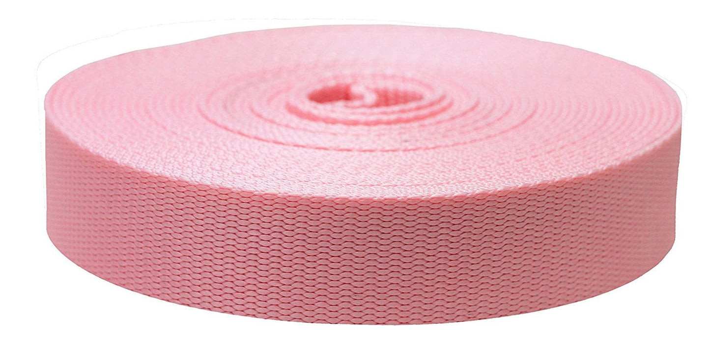 Strapworks 1.5 Inch X 50 Yard Flat Nylon Webbing Strap, Pacific Blue