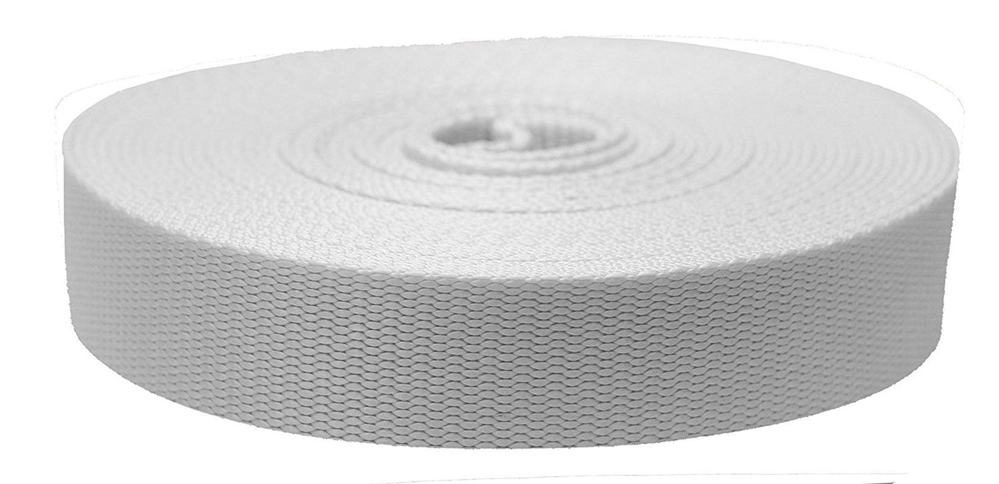 Strapworks 1.5 Inch X 50 Yard Flat Nylon Webbing Strap, Pacific Blue