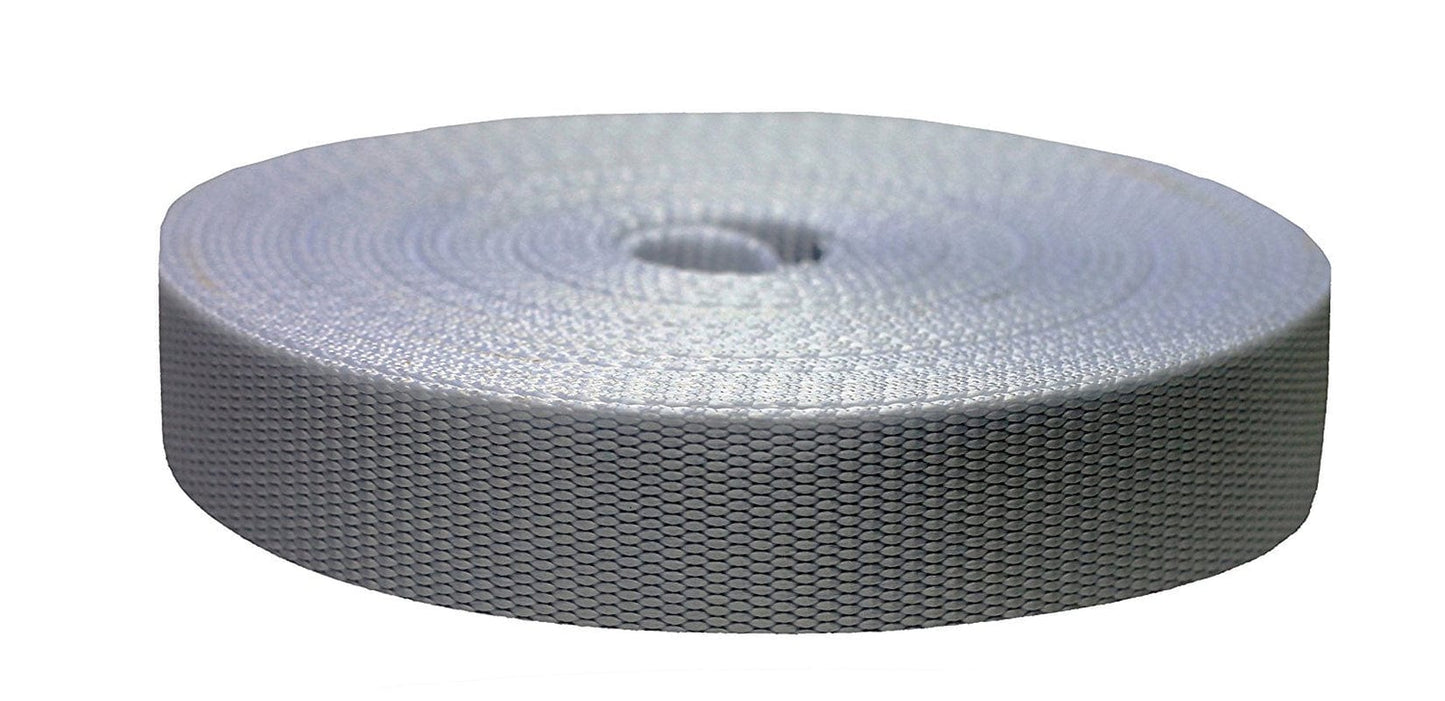 Strapworks 1.5 Inch X 50 Yard Flat Nylon Webbing Strap, Pacific Blue