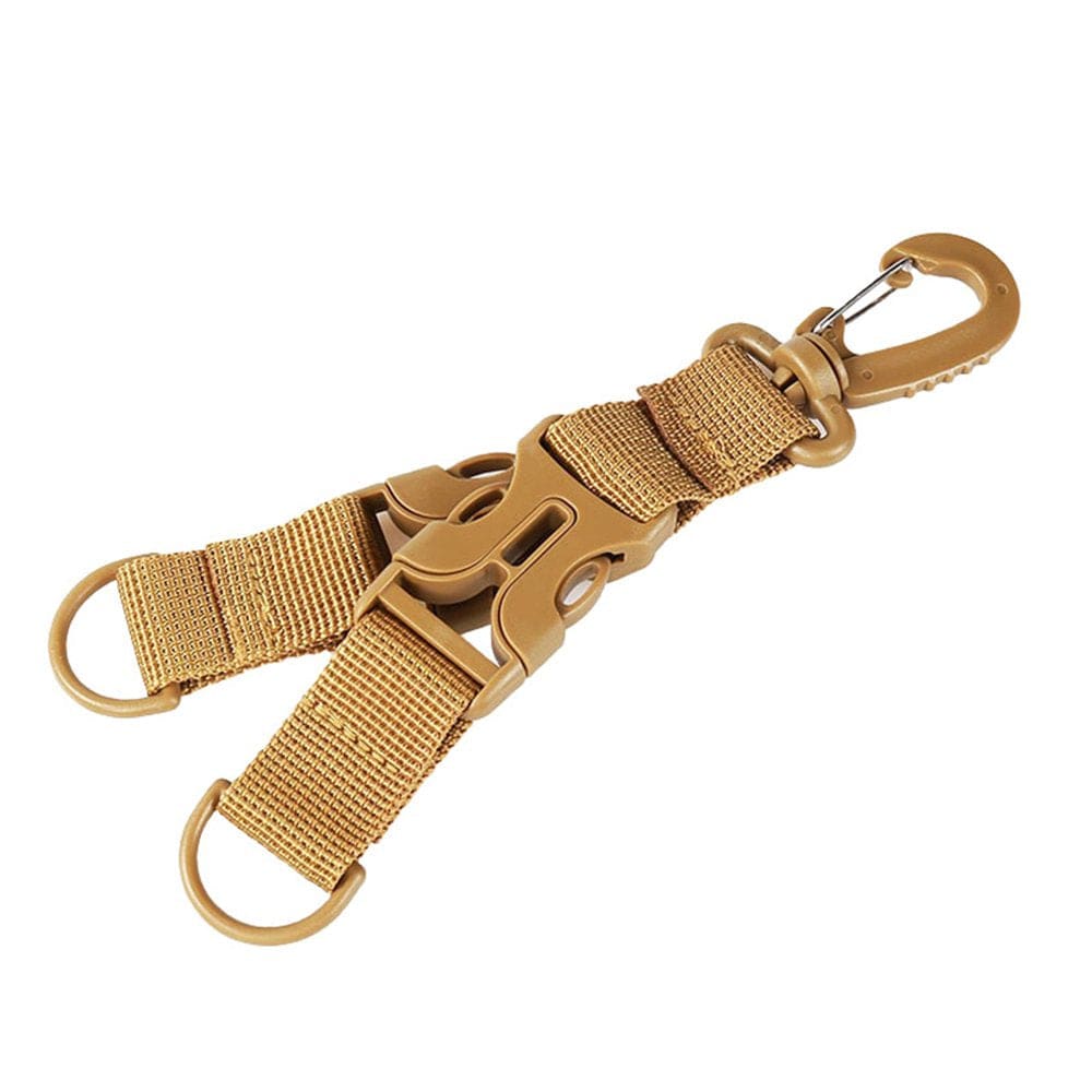 Sunhlx Durable Hanging Buckle Replacement Design Tie up Tightly Accessories Practical Webbing Key Clip for Climbing