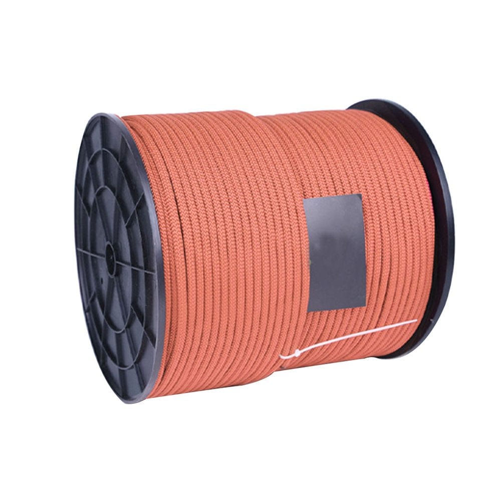 Unbranded Climbing Rope Outdoor Mountaineering Rock Climbing Safety Cord Arborist Secure Lanyard Orange 1M 1Pcs