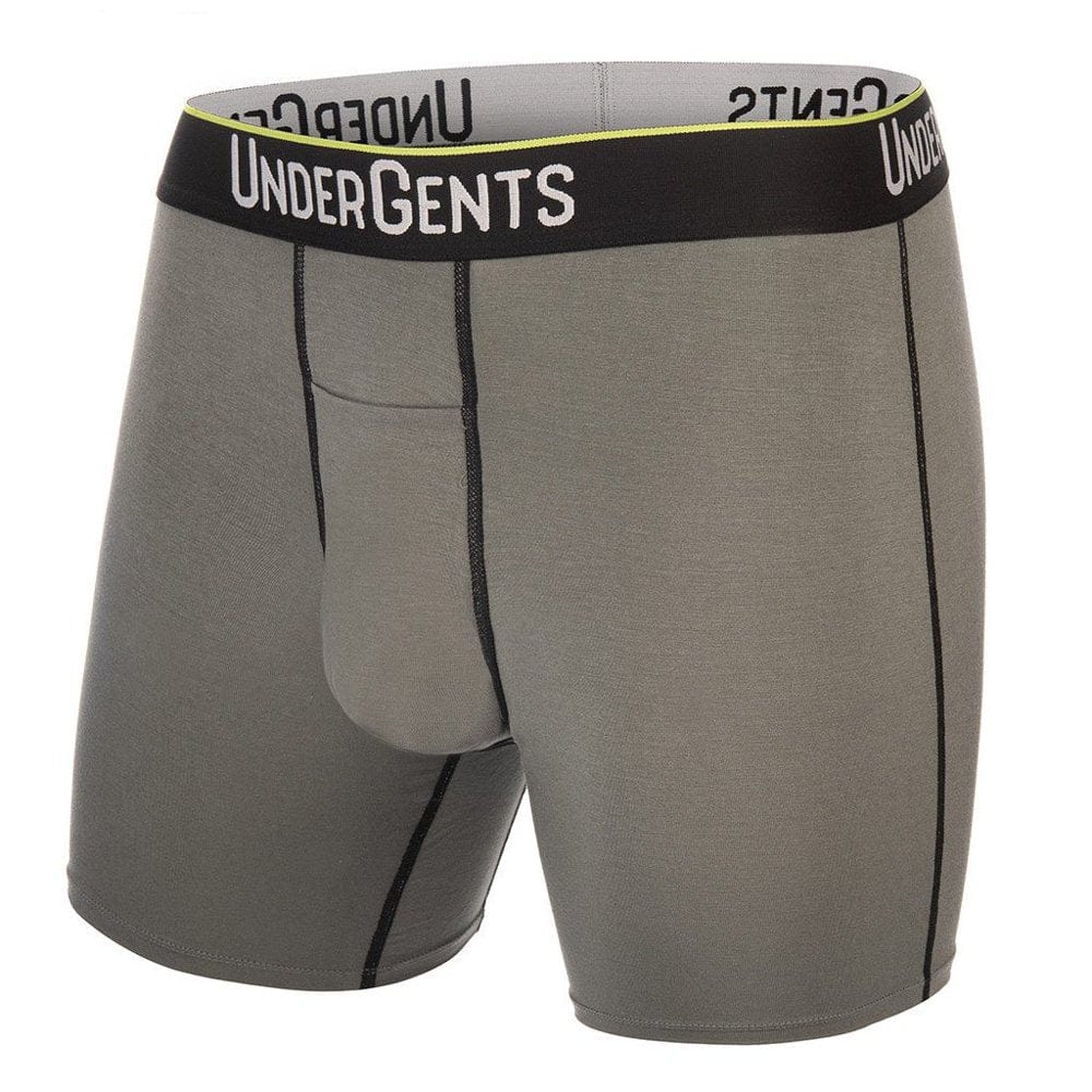 Undergents 6" Men'S Boxer Brief (With Horizontal Fly Front): Ultra-Soft Cooling Comfort Underneath