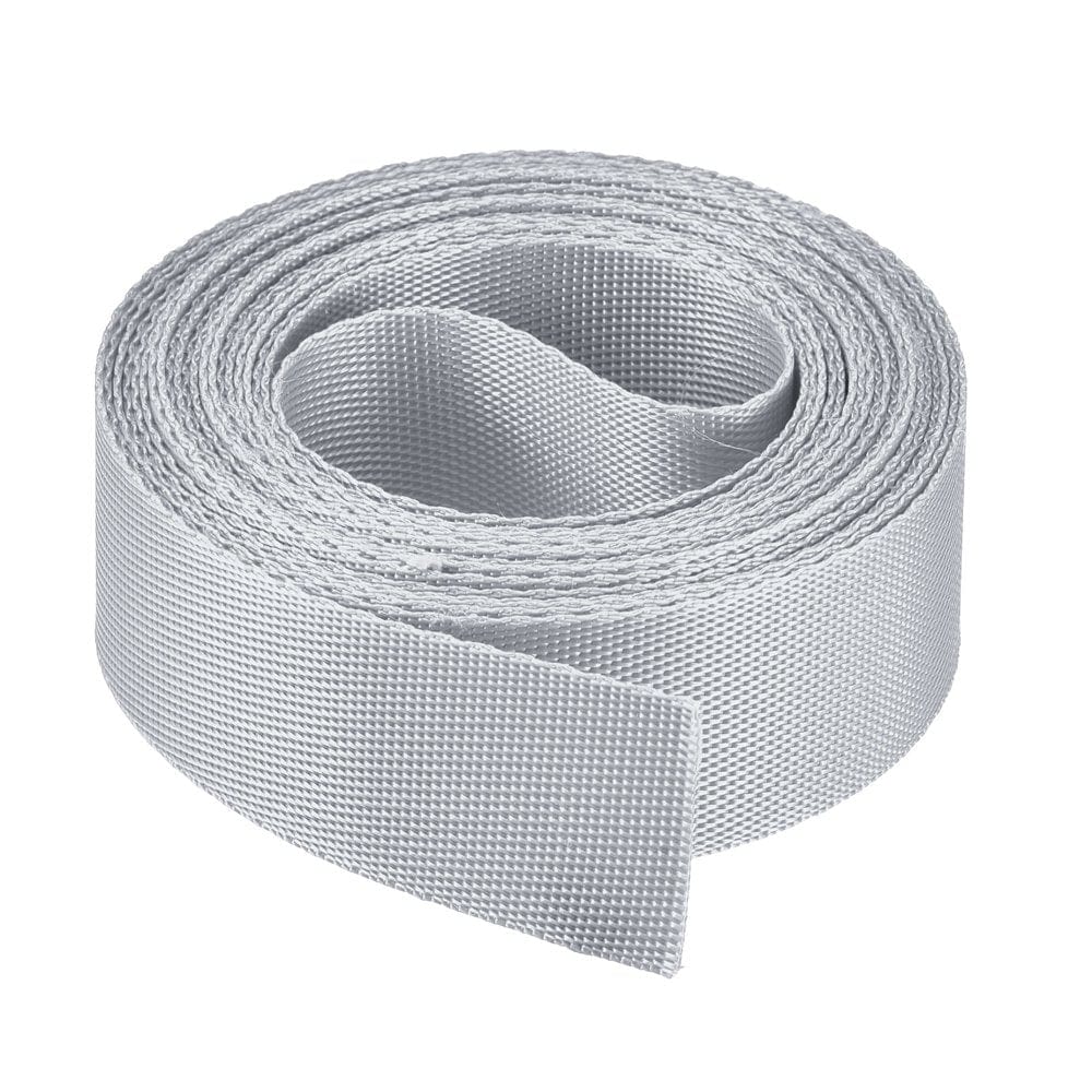 Uxcell Flat Nylon Webbing Strap 1 Inch 4 Yards Black for Backpack, Luggage-Rack