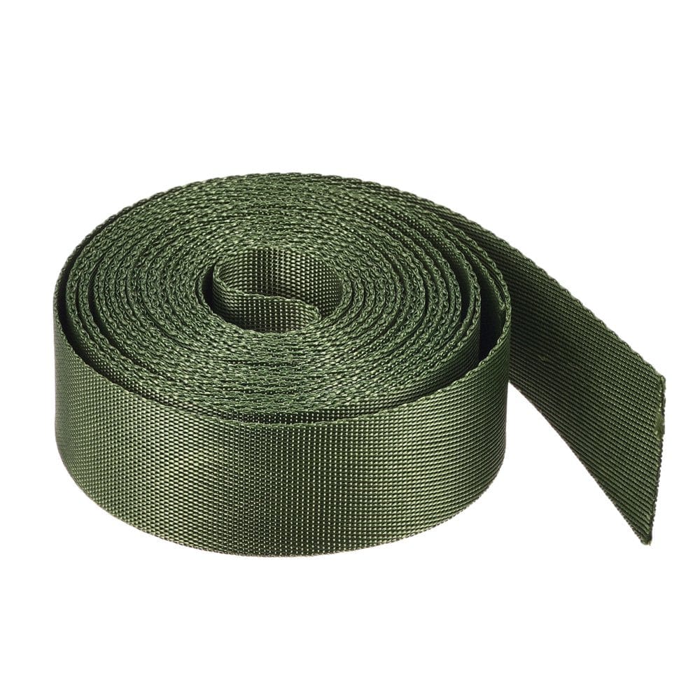 Uxcell Flat Nylon Webbing Strap 1 Inch 4 Yards Black for Backpack, Luggage-Rack