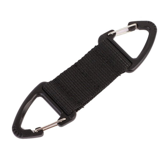 Walmklly Double Point Triangle Multifunctional Carabiner Outdoor Molle Webbing Belt Clip Climbing Carabiner Buckle Tactical Bag Hook