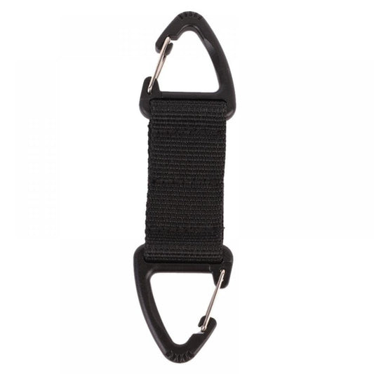 Wisremt Tactical Backpack Molle Webbing Belt Clip Climbing Carabiner Buckle Bag Webbing Belt Clip Clasp Hanging Chain Key Hook